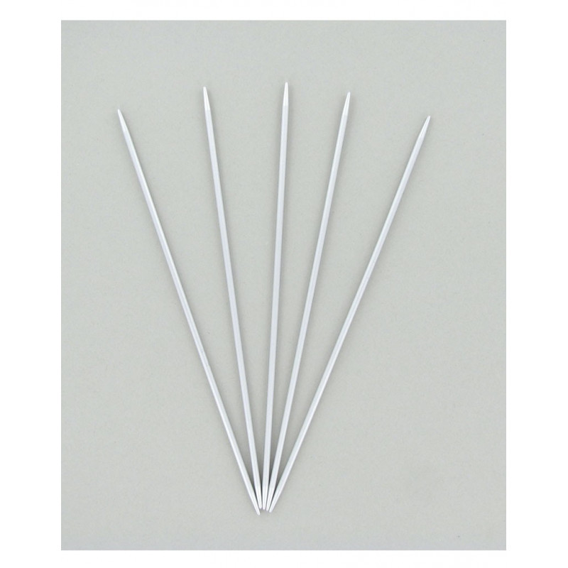 AIGUILLES DOUBLE POINTES ALUMINIUM 35 CM. Nr. 3.5